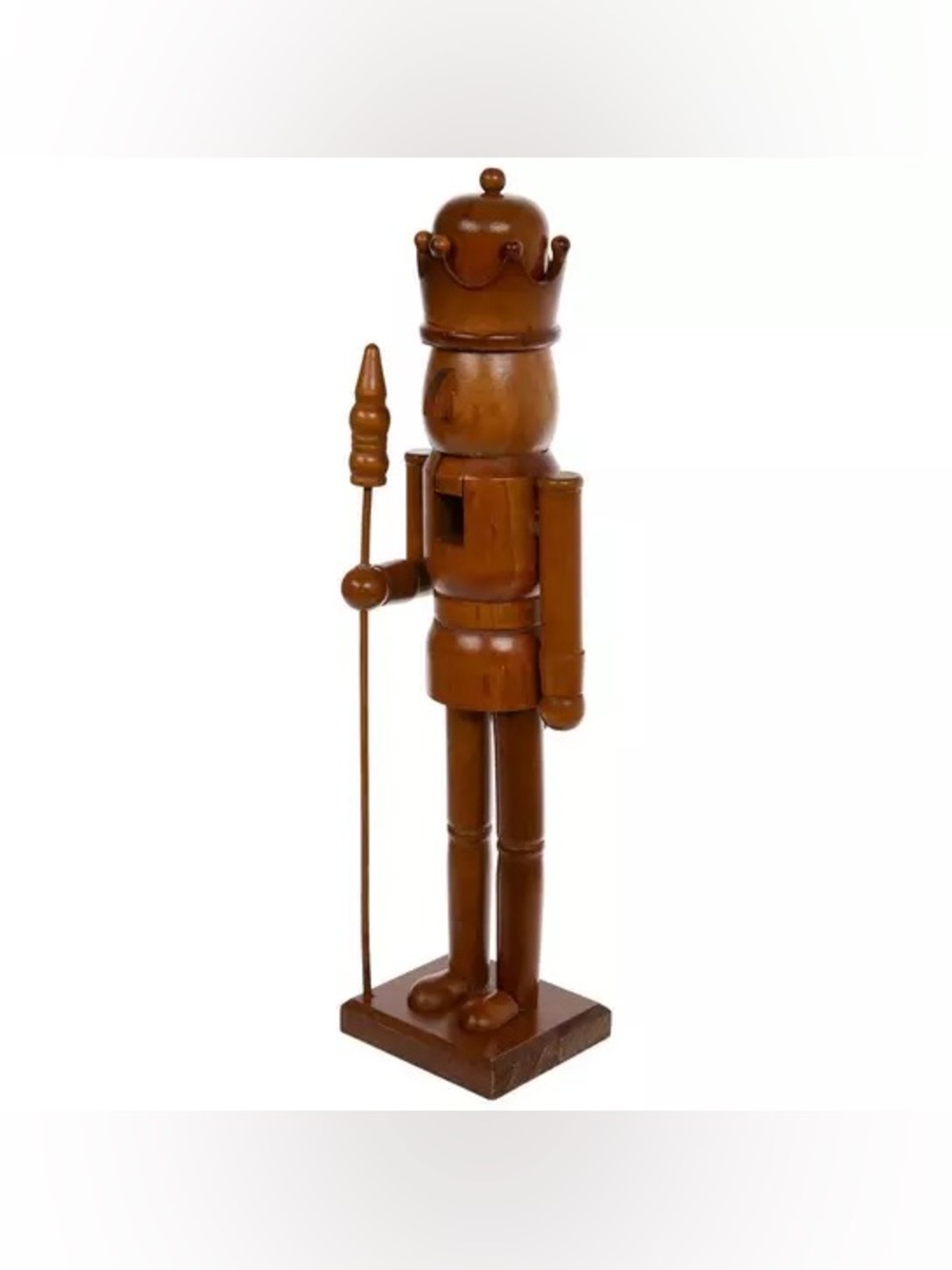King Stained Wood Nutcracker